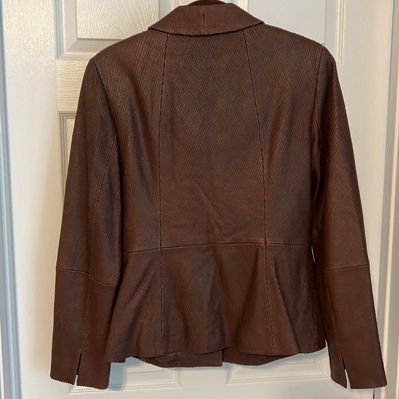 Worth Brown fine leather jacket - Picture 2 of 8